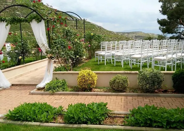 Panoramic In Prgomet, Sea View And Private Pool Plano