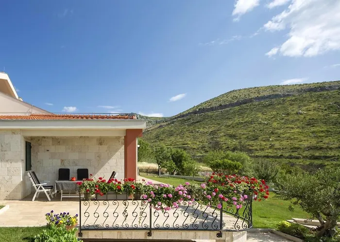 Villa Panoramic In Prgomet, Sea View And Private Pool *
