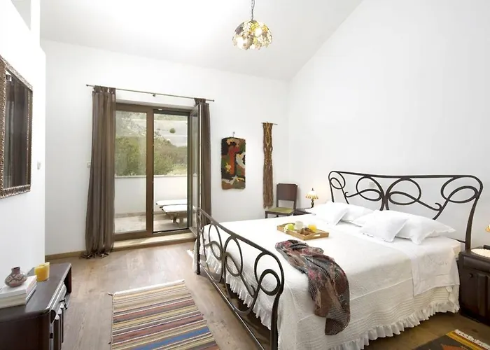 Villa Panoramic In Prgomet, Sea View And Private Pool Plano