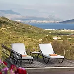Villa Panoramic In Prgomet, Sea View And Private Pool Plano