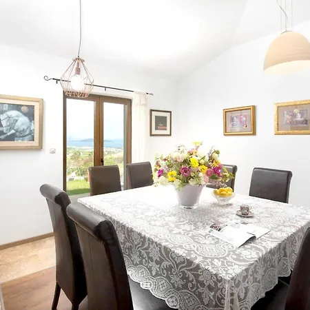 Panoramic In Prgomet, Sea View And Private Pool 别墅 *