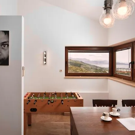 别墅 Panoramic In Prgomet, Sea View And Private Pool Plano