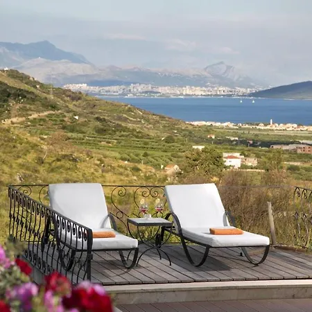 别墅 Panoramic In Prgomet, Sea View And Private Pool Plano