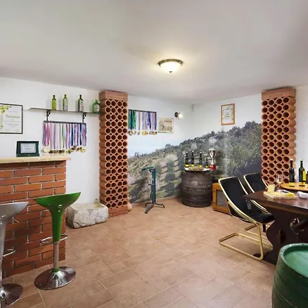 Panoramic In Prgomet, Sea View And Private Pool Plano