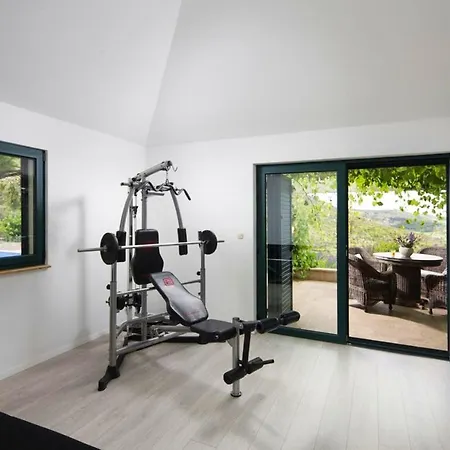 Panoramic In Prgomet, Sea View And Private Pool Plano