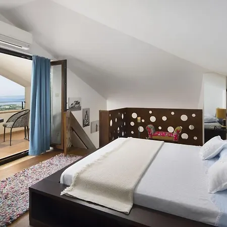 Panoramic In Prgomet, Sea View And Private Pool Вілла *
