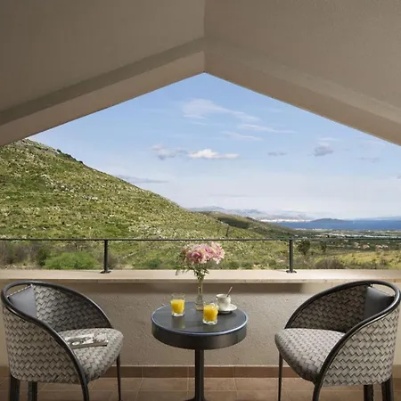 Panoramic In Prgomet, Sea View And Private Pool Вілла *