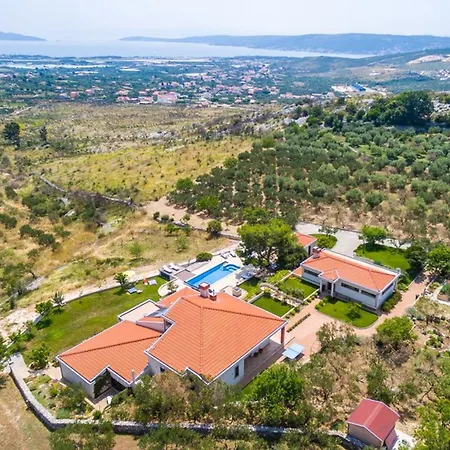 Panoramic In Prgomet, Sea View And Private Pool * Plano